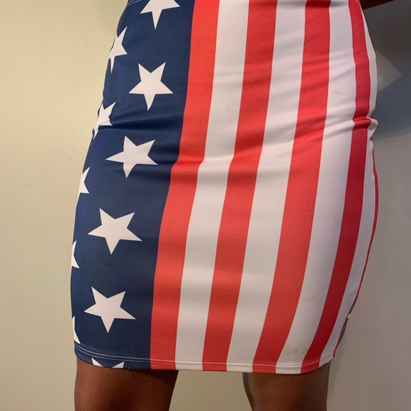 American flag long-skirt - Picture 2 of 2